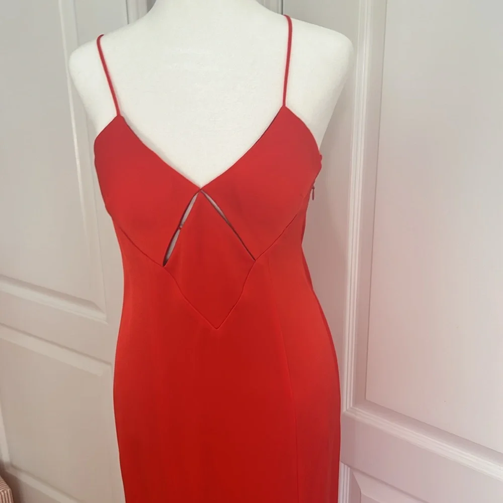 Galvan satin cutout gown - worn once - Picture 2 of 5